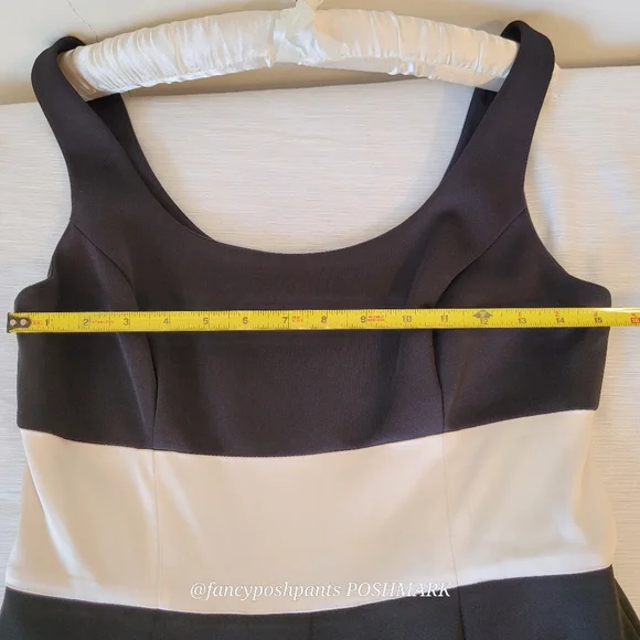 RALPH LAUREN luxury formal tiered fully lined satin cocktail party dress classic - Picture 9 of 17